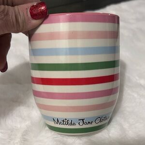 Matilda Jane Clothing coffee ceramic coffee mug flea bites on bottom